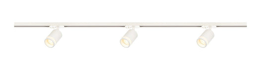 Link Rondie 1 meter spottskinne med 3 spotter-Link spotskinne-Nordlux-Hvit-79079901+2110639901-Lightup.no