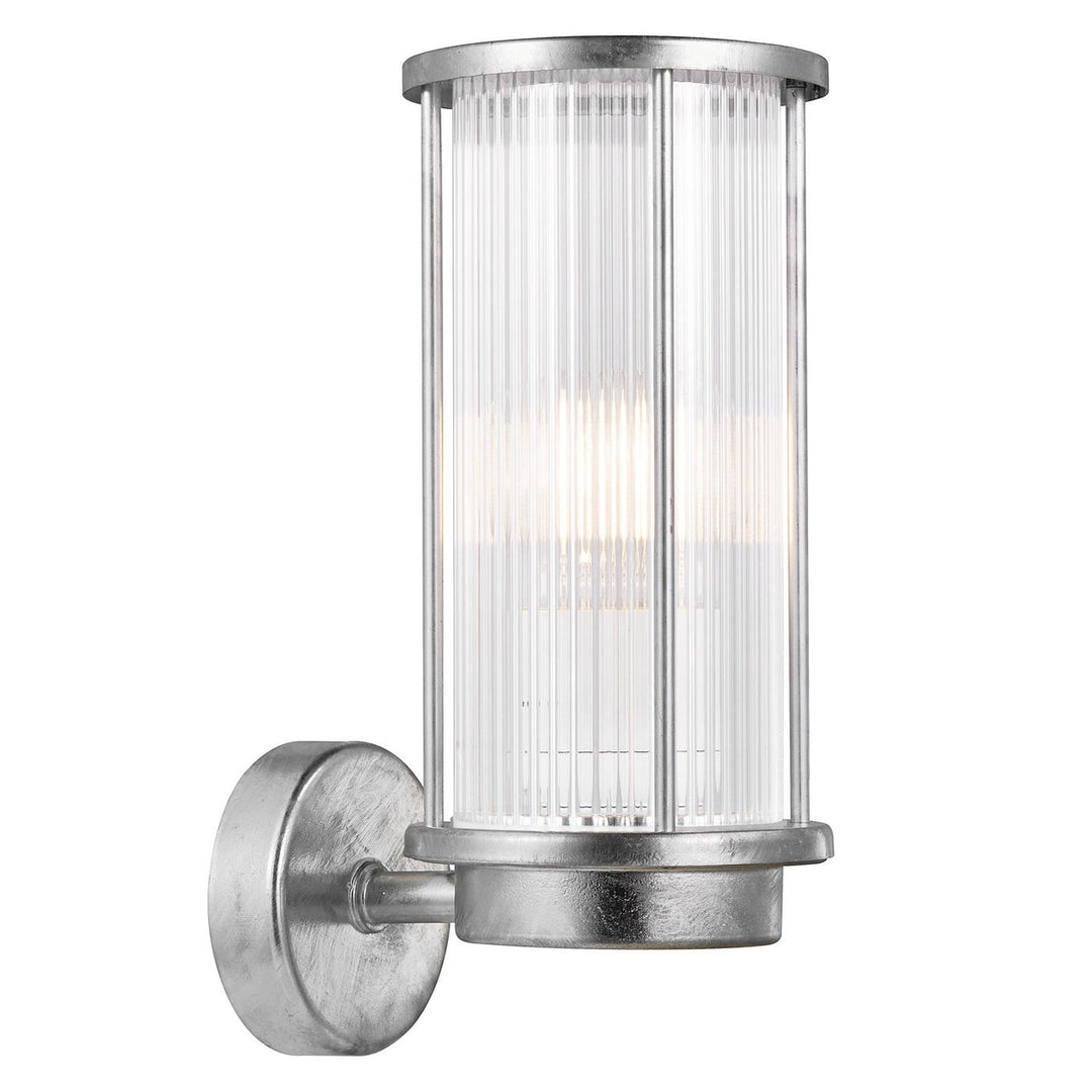 Linton vegglampe utendørs IP54 E27-Utebelysning vegg veggskjold-Nordlux-Galvanisert-2218281031-Lightup.no