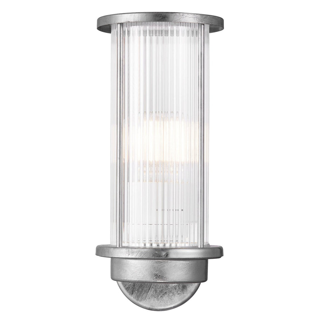 Linton vegglampe utendørs IP54 E27-Utebelysning vegg veggskjold-Nordlux-Galvanisert-2218281031-Lightup.no