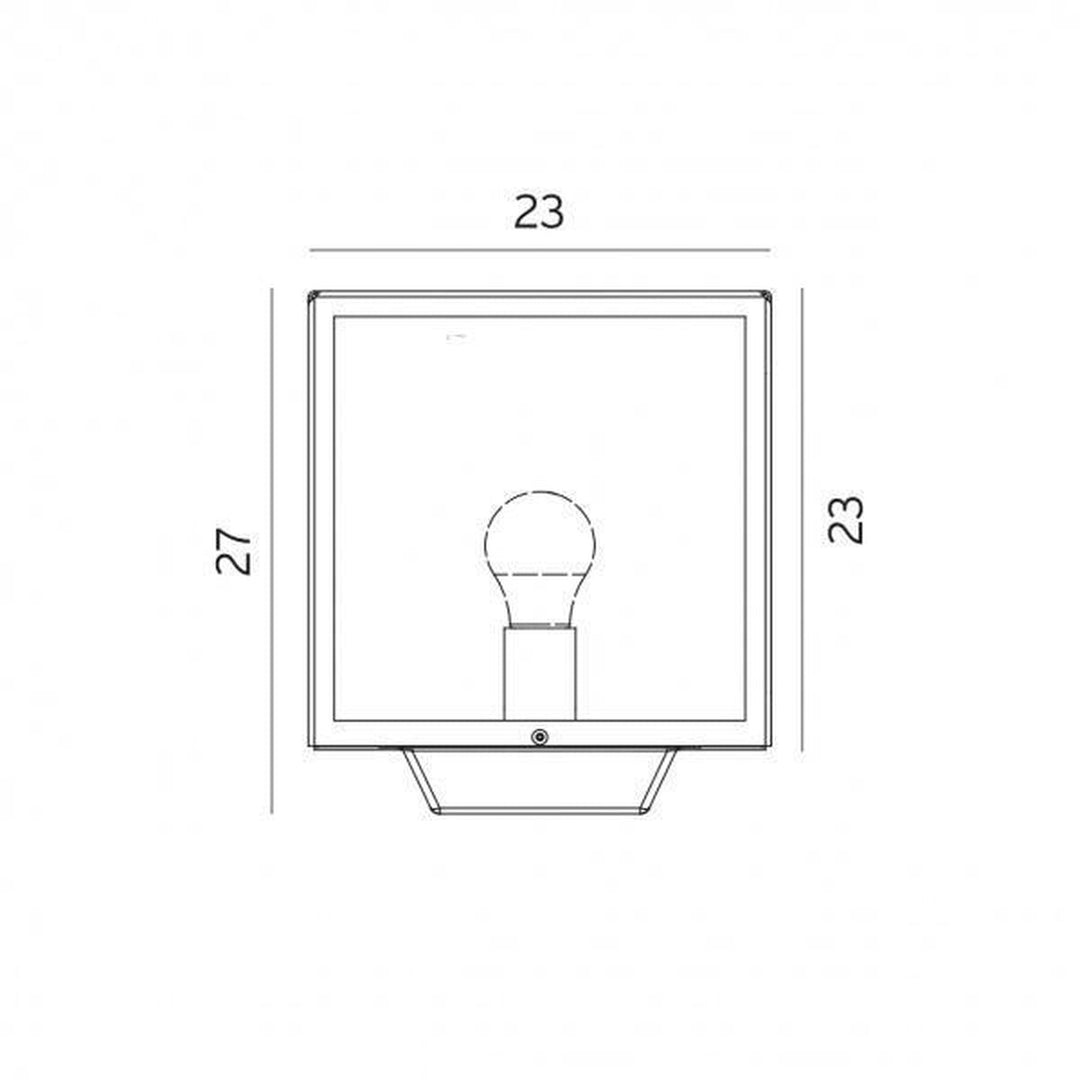 Lofoten portstolpe 1941-Utebelysning portstolpe-Norlys-Svart-3101767-Lightup.no