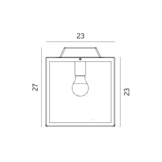 Lofoten taklampe 1942-Utebelysning taklampe-Norlys-Svart-3101769-Lightup.no
