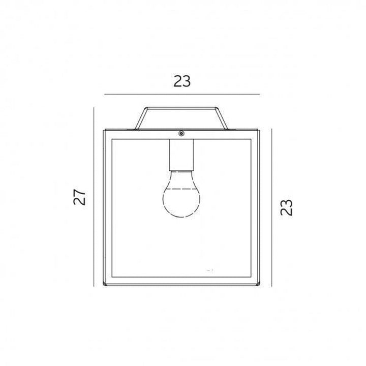 Lofoten taklampe 1942-Utebelysning taklampe-Norlys-Svart-3101769-Lightup.no