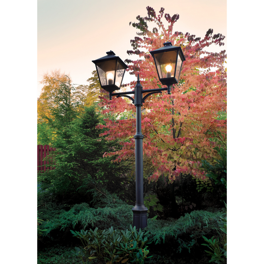 London 492 BIG stolpe-Utebelysning stolpe-Norlys-Svart-3101716-Lightup.no