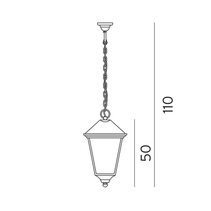 London 493 A taklampe-Utebelysning taklampe-Norlys-Svart-3185518-Lightup.no