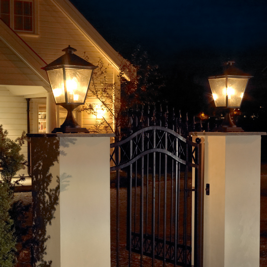 London 494 Big-Utebelysning portstolpe-Norlys-Svart-3101718-Lightup.no