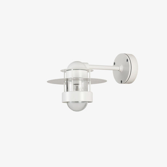 Louis Poulsen Albertslund utendørs vegglampe kort-Utebelysning vegg klassisk-Louis Poulsen-Hvit-LP__5743142699-Lightup.no
