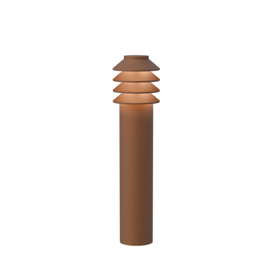 Louis Poulsen Bysted Garden fotplate u/adapter lang-Utebelysning pullert-Louis Poulsen-Corten-2700 Kelvin-LP__5747404579-Lightup.no