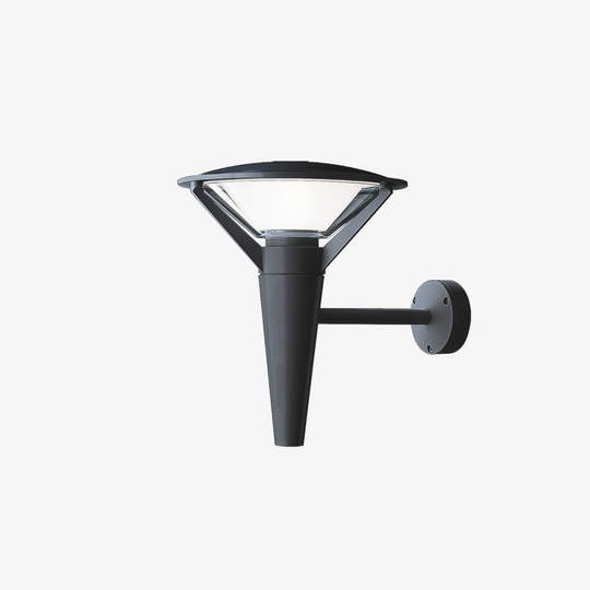Louis Poulsen Kipp utendørs vegglampe-Utebelysning vegg klassisk-Louis Poulsen-Grafitt-LP__5743400771-Lightup.no