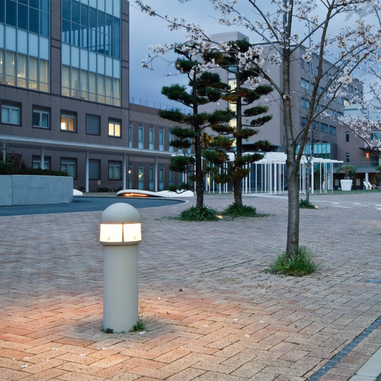 Louis Poulsen Waterfront Pullert mast for nedgraving-Utebelysning pullert-Louis Poulsen-Aluminium-LP__5747701065-Lightup.no
