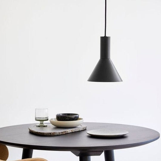Lyss takpendel 18 cm-Takpendler-Frandsen-Matt svart-123038-Lightup.no