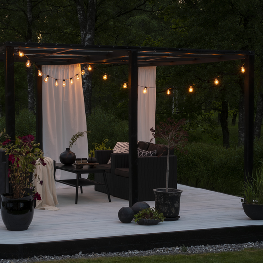 Lysslynge 10 lys - Amber-Utebelysning Lysslynge-Konstsmide-Amber-2378-800-Lightup.no