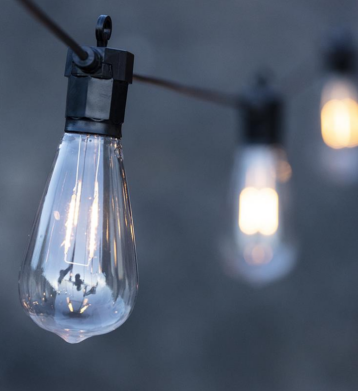 Lysslynge 10 lys stor - Garden 24 - Svart-Utebelysning Garden 24-Marksløjd-Svart-Mrk-107293-Lightup.no