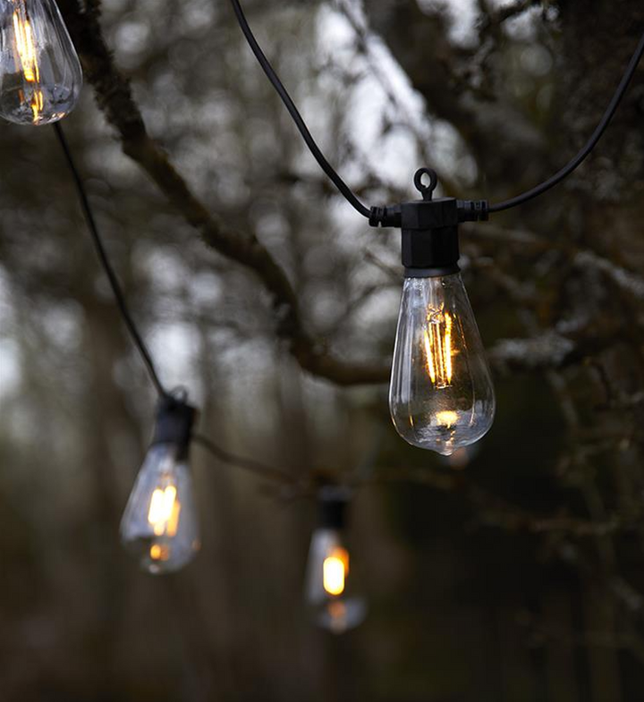 Lysslynge 10 lys stor - Garden 24 - Svart-Utebelysning Garden 24-Marksløjd-Svart-Mrk-107293-Lightup.no