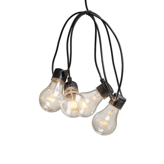 Lysslynge 5 Lys, batteri og timer - Amber-Utebelysning Lysslynge-Konstsmide-Amber-2372-800-Lightup.no