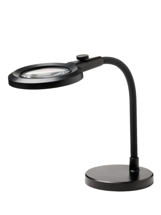 Magni portabel oppladbar bordlampe med forstørrelsesglass-Bordlamper-Halo Designs-Svart-5705639747689-Lightup.no