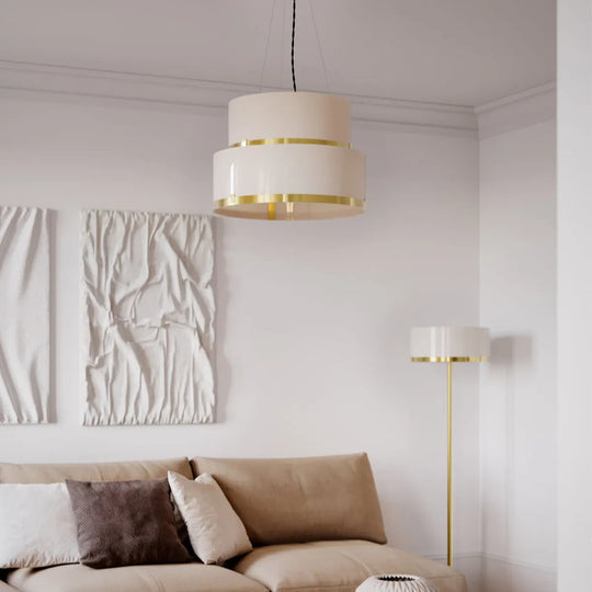 Marcel takpendel Ø50-Takpendler-By Rydens-Messing/Hvit-Brs-4211010-6509-Lightup.no