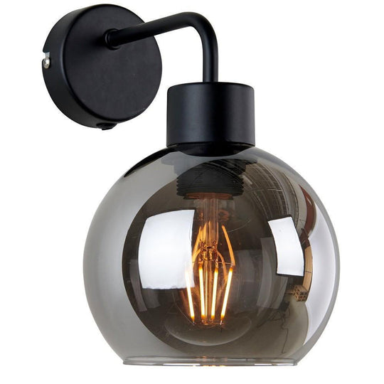 Marco vegglampe Svart/røk-Vegglamper-Ms - belysning-Svart-9400401421-Lightup.no