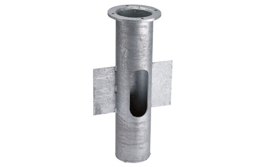 Markfeste til Herning stolpe-Utebelysning pullert-Sg Armaturen As-Galvanisert stål-3502595-Lightup.no