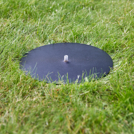 Metallplate 25 cm - Garden 24 - Svart-Utebelysning Garden 24-Marksløjd-Svart-Mrk-107996-Lightup.no