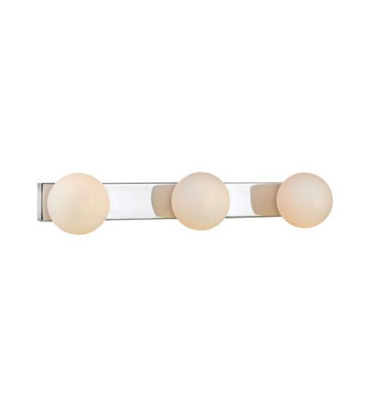 Mini vegglampe 3 - Krom/opalhvit - Krom / Opal-Baderomsbelysning vegglamper-Marksløjd-Krom / Opal-Mrk-106382-Lightup.no
