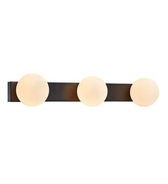 Mini vegglampe 3 - Svart - Svart-Baderomsbelysning vegglamper-Marksløjd-Svart-Mrk-107205-Lightup.no