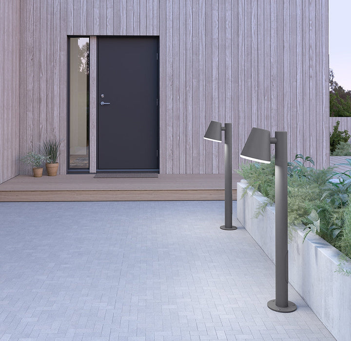 Mist pullert 102,9 cm, utendørs IP44 E27-Utebelysning pullert-Belid-Grafitt-7300054-Lightup.no
