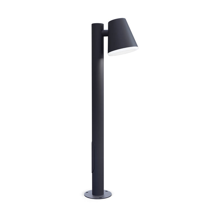Mist pullert 102,9 cm, utendørs IP44 E27-Utebelysning pullert-Belid-Svart-7300086-Lightup.no