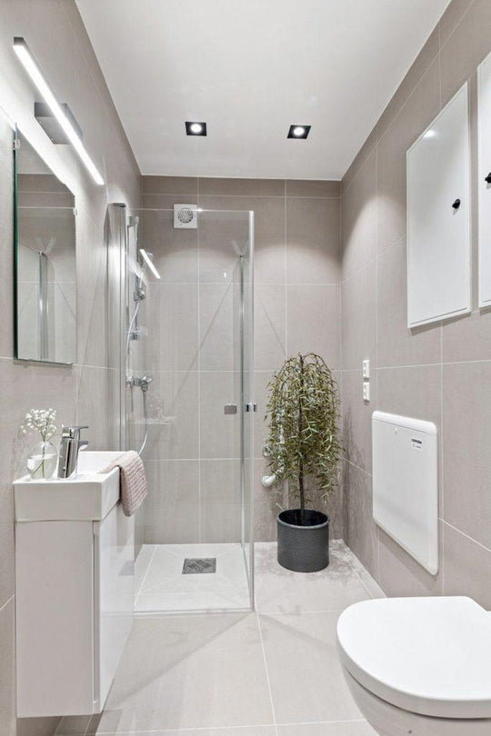 Misty duo 90 LED baderomslampe - Hvit-Baderomsbelysning vegglamper-NorDesign-Hvit-366589006v3-Lightup.no