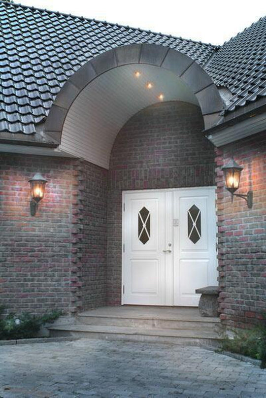 Modena 380 BIG-Utebelysning vegg klassisk-Norlys-Svart-3101704-Lightup.no