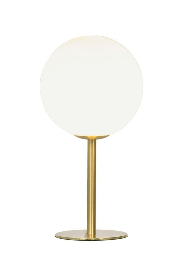 Molekyl bordlampe 27 cm-Bordlamper-Aneta Lighting-Messing / Opal-68909-25-Lightup.no