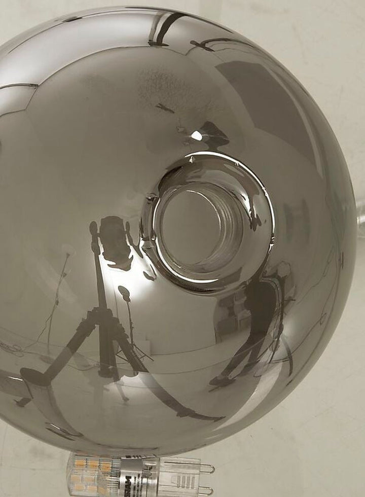 Molekyl bordlampe 27 cm-Bordlamper-Aneta Lighting-Messing / Opal-68909-25-Lightup.no