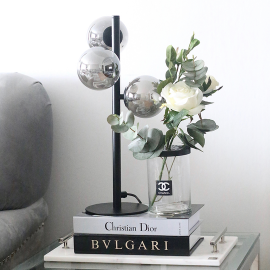 Molekyl bordlampe-Bordlamper-Aneta Lighting-Svart / Røyk-68910-15-Lightup.no