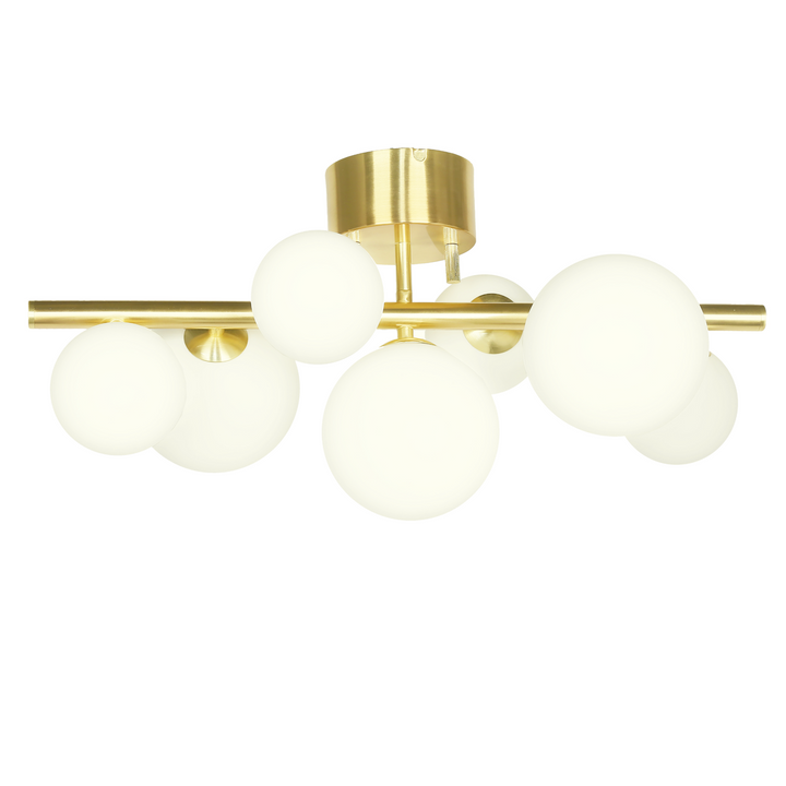 Molekyl taklampe-Taklamper-Aneta Lighting-Messing / Hvit-66910-25-Lightup.no