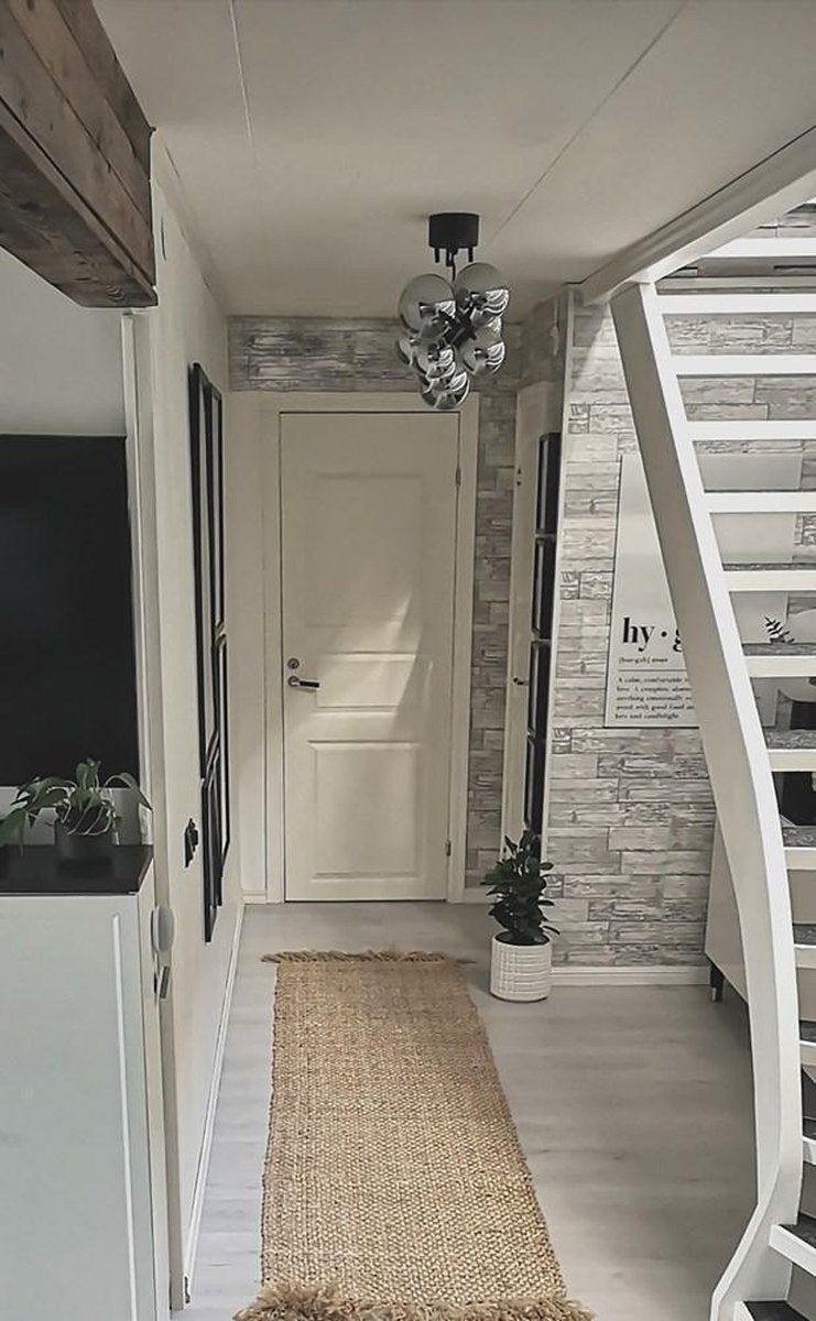 Molekyl taklampe-Taklamper-Aneta Lighting-Messing / Hvit-66910-25-Lightup.no