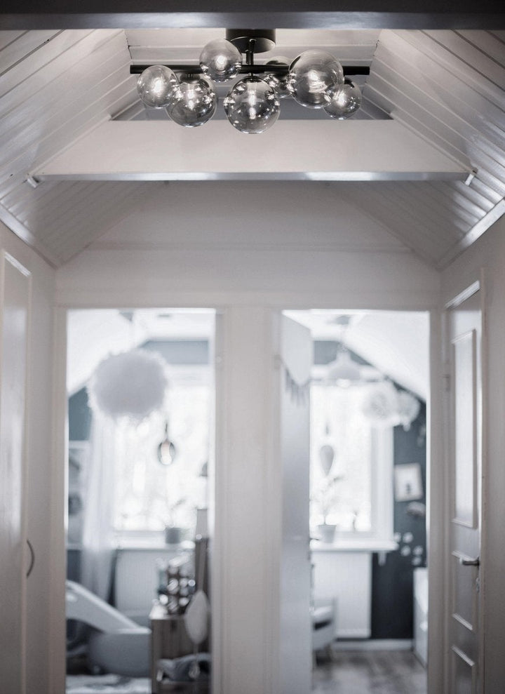 Molekyl taklampe-Taklamper-Aneta Lighting-Messing / Hvit-66910-25-Lightup.no