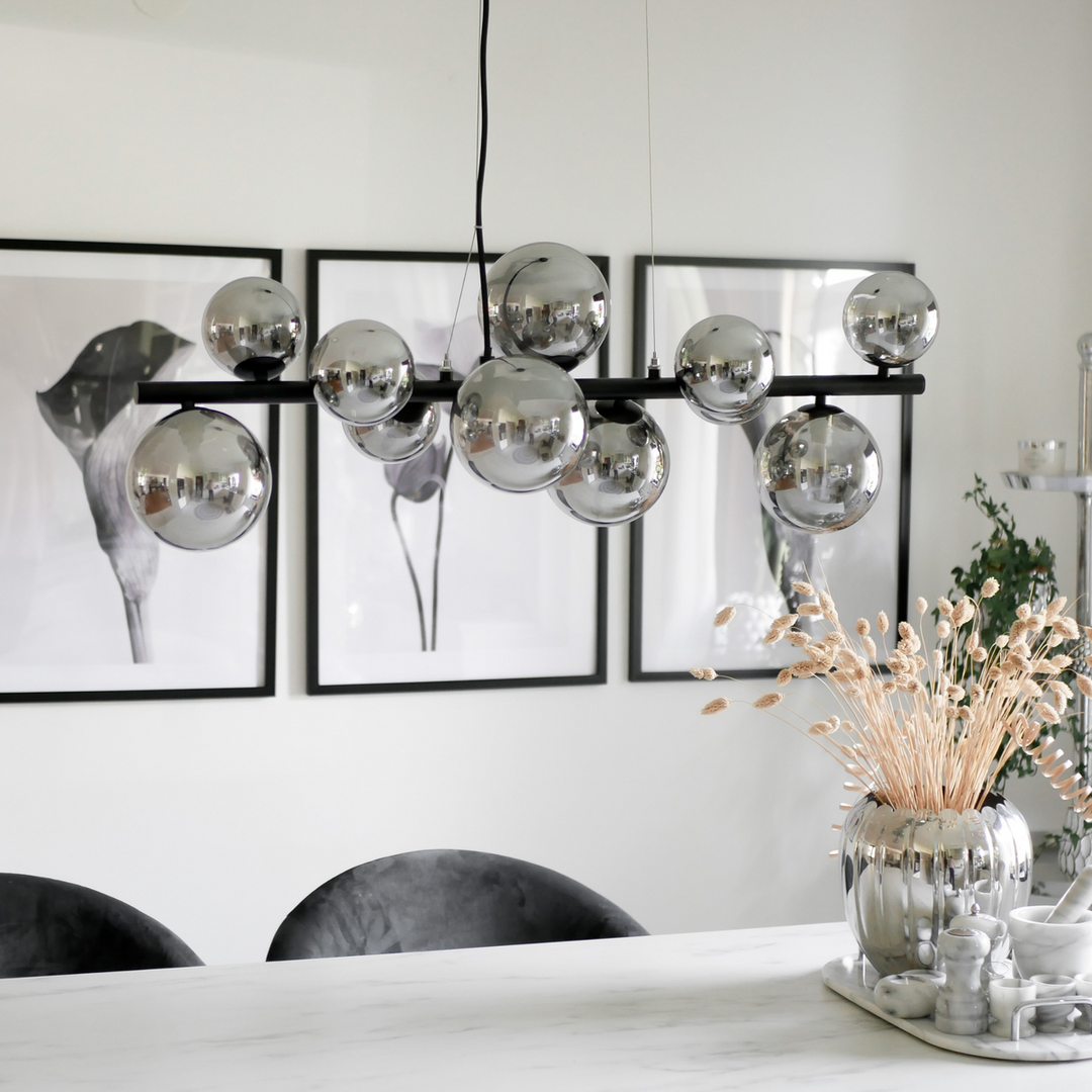 Molekyl takpendel-Takpendler-Aneta Lighting-Svart / Røyk-65909-15-Lightup.no