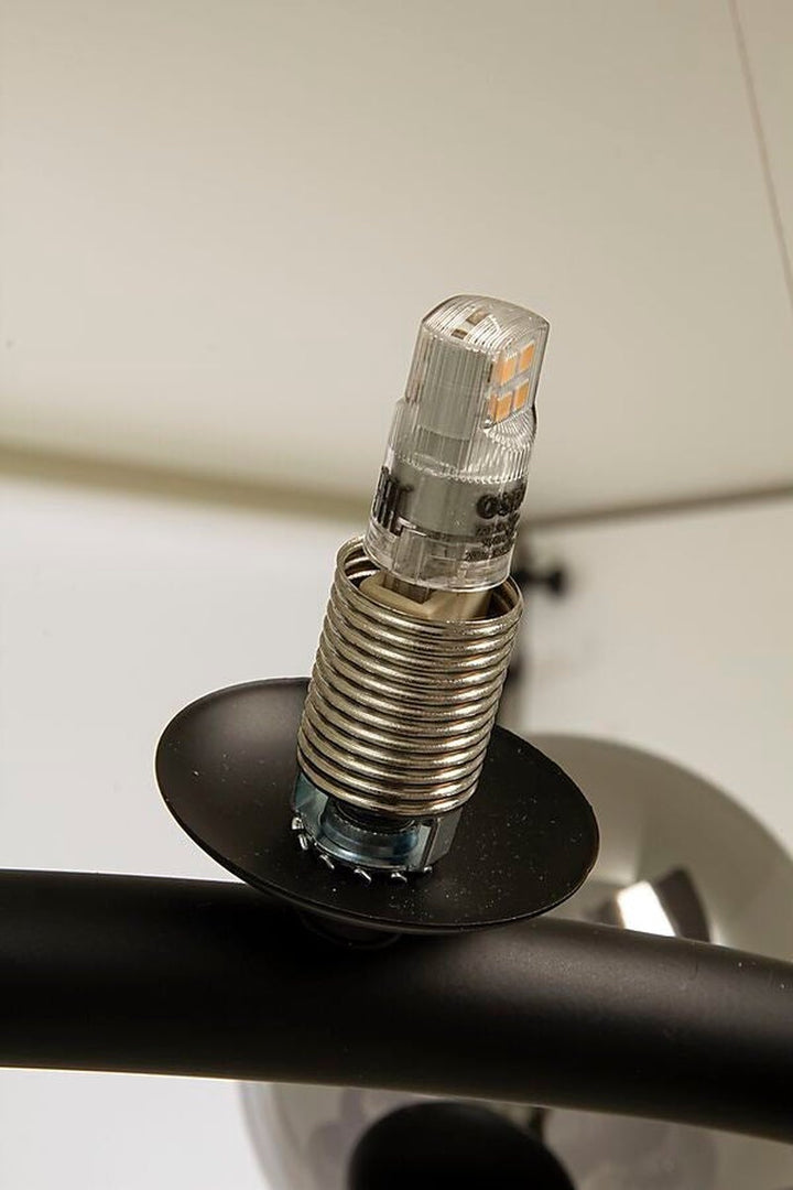 Molekyl takpendel rund-Takpendler-Aneta Lighting-Messing / Opal-65100-25-Lightup.no