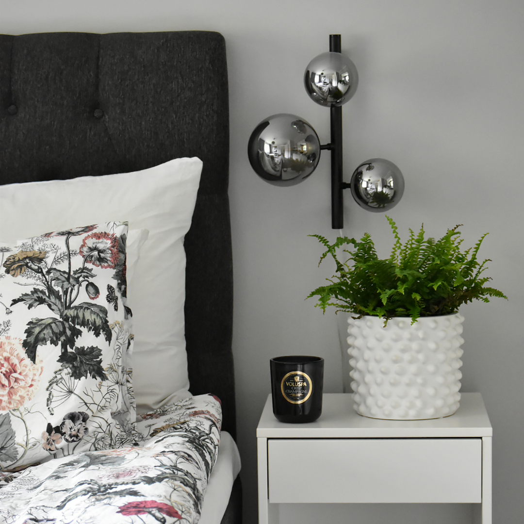 Molekyl vegglampe-Vegglamper-Aneta Lighting-Svart / Røyk-60909-15-Lightup.no