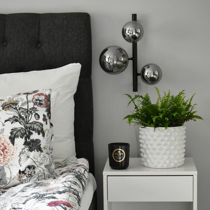 Molekyl vegglampe-Vegglamper-Aneta Lighting-Svart / Røyk-60909-15-Lightup.no