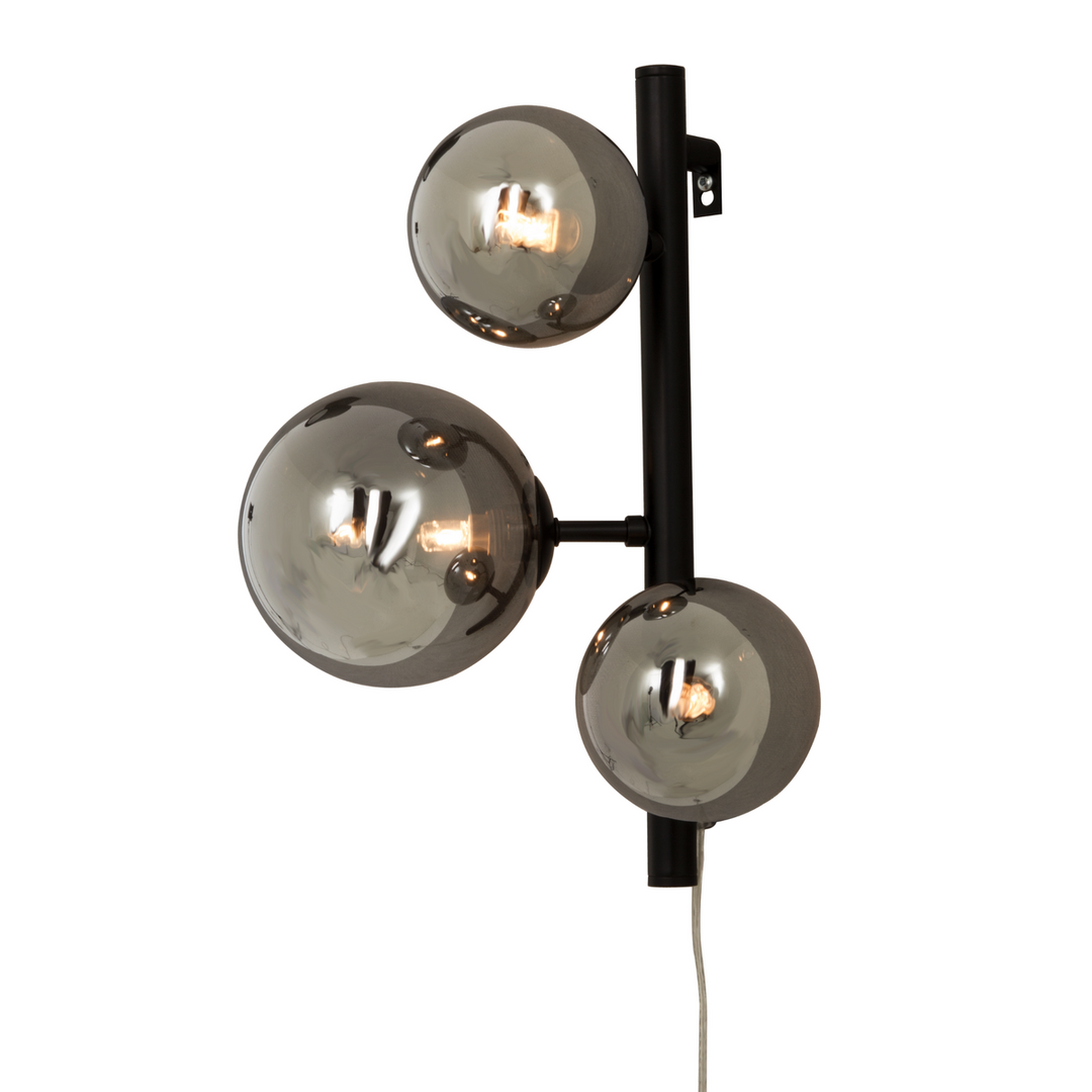 Molekyl vegglampe-Vegglamper-Aneta Lighting-Messing / Hvit-60909-25-Lightup.no