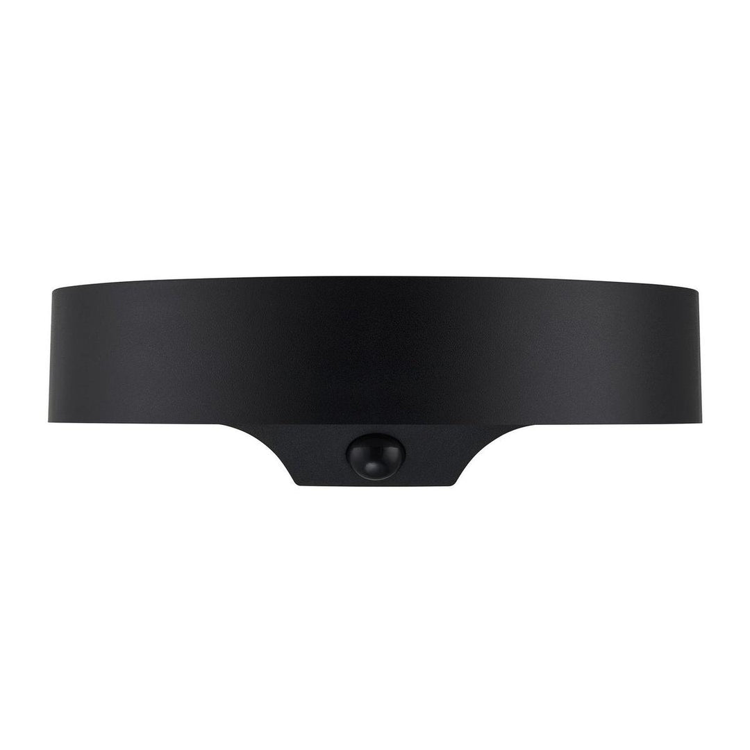 Monay round solar vegglampe utendørs 5W 3000 Kelvin - Solcelle-Utebelysning vegg opp og ned-Nordlux-Svart-2518351003-Lightup.no