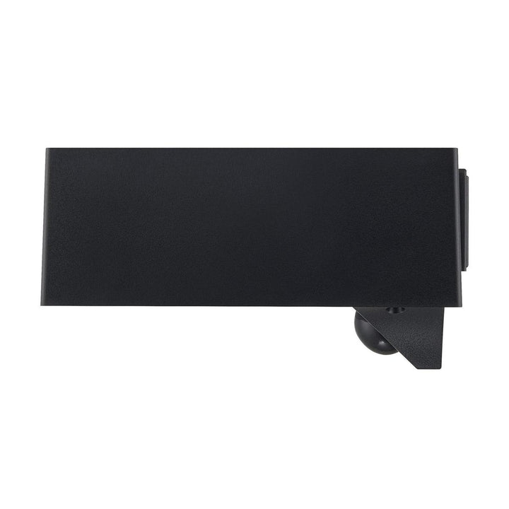Monay square solar vegglampe utendørs 5W 3000 Kelvin - Solcelle-Utebelysning vegg opp og ned-Nordlux-Svart-2518341003-Lightup.no