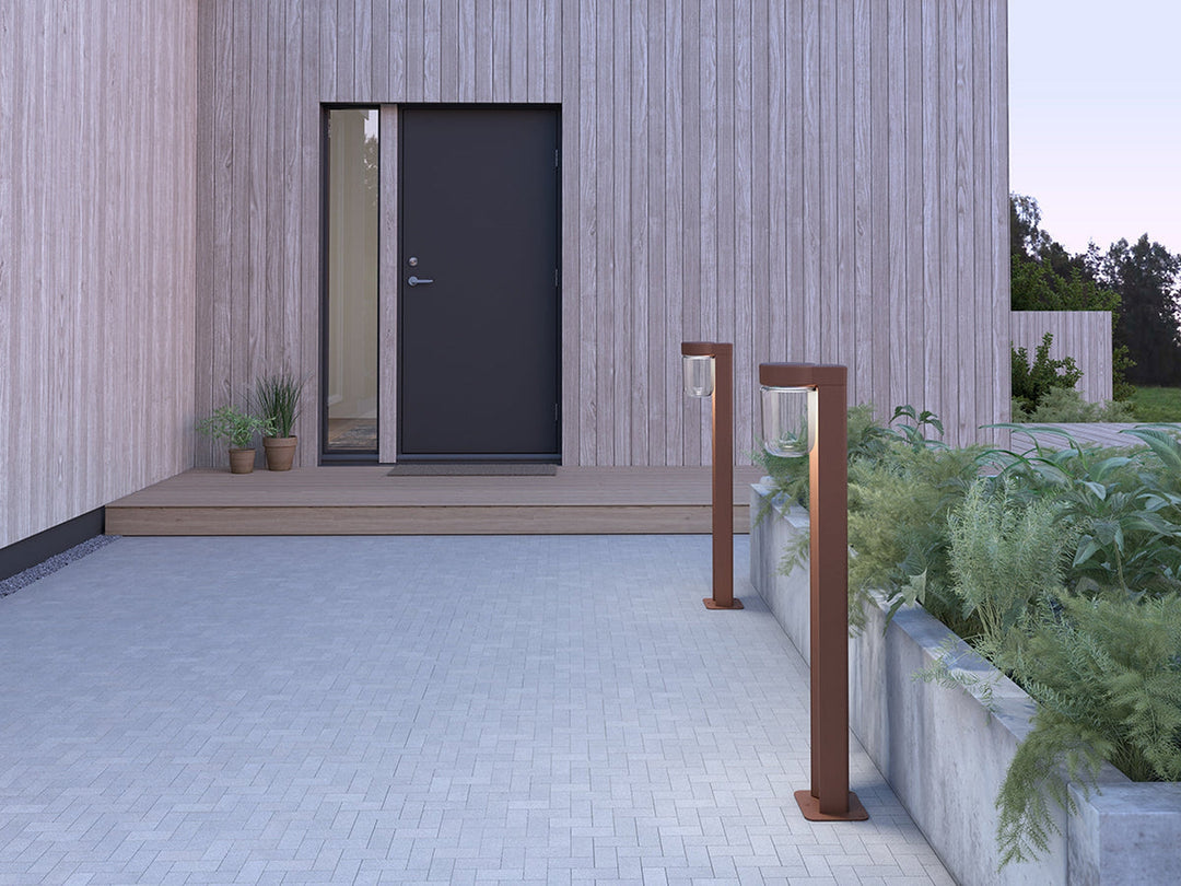 Moon pullert 94,7 cm utendørs IP44 6W 3000 Kelvin dimbar-Utebelysning pullert-Belid-Grafitt-7051054-Lightup.no