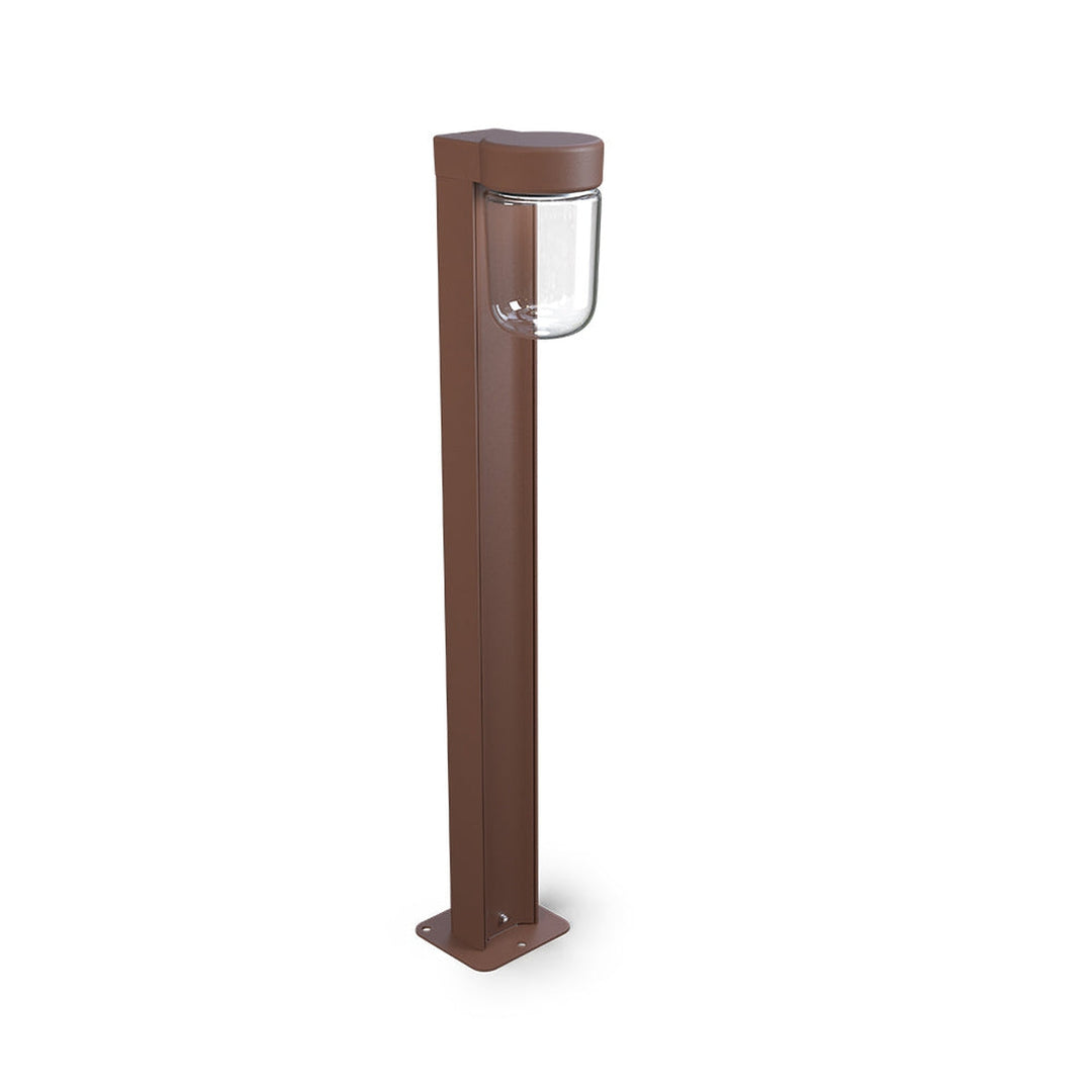 Moon pullert 94,7 cm utendørs IP44 6W 3000 Kelvin dimbar-Utebelysning pullert-Belid-Rust-7051154-Lightup.no