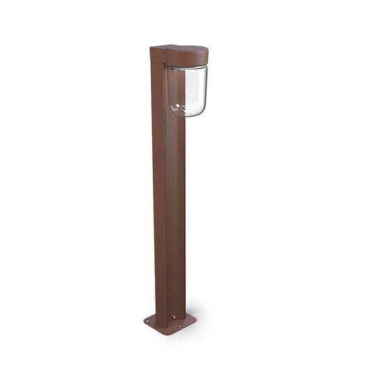 Moon pullert 94,7 cm utendørs IP44 6W 3000 Kelvin dimbar-Utebelysning pullert-Belid-Rust-7051154-Lightup.no
