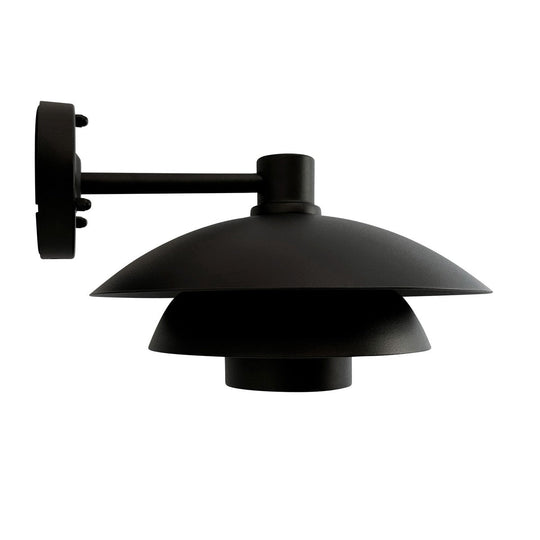 Morph D30 utendørs vegglampe IP44 - Svart-Utebelysning vegg klassisk-Dyberg Larsen-Svart-DL-8232-Lightup.no