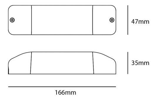 Nano driver DC 17W 350MA Fase/pushdim-Downlight tilbehør-Sg Armaturen As-Hvit-6600171-Lightup.no