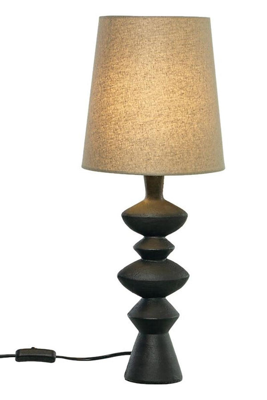 Nina bordlampe-Bordlamper-Aneta Lighting-Svart / Brun-18405-15-16-Lightup.no