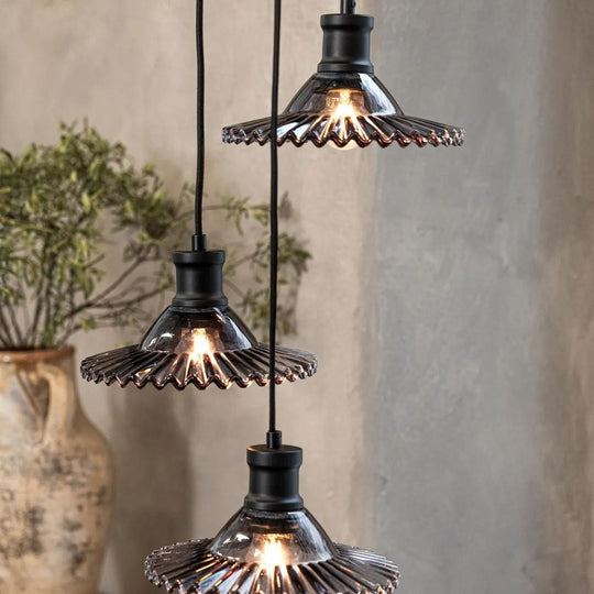 Novia 3 takpendel-Takpendler-Marksløjd-Røykgrå-Mrk-108853-Lightup.no