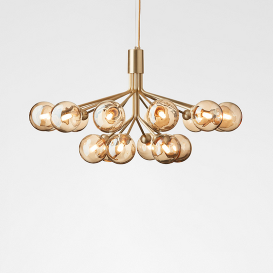 Nuura Apiales 18 messing/optic gold glass-Takpendler-Nuura-Messing-Nua__2051011-Lightup.no